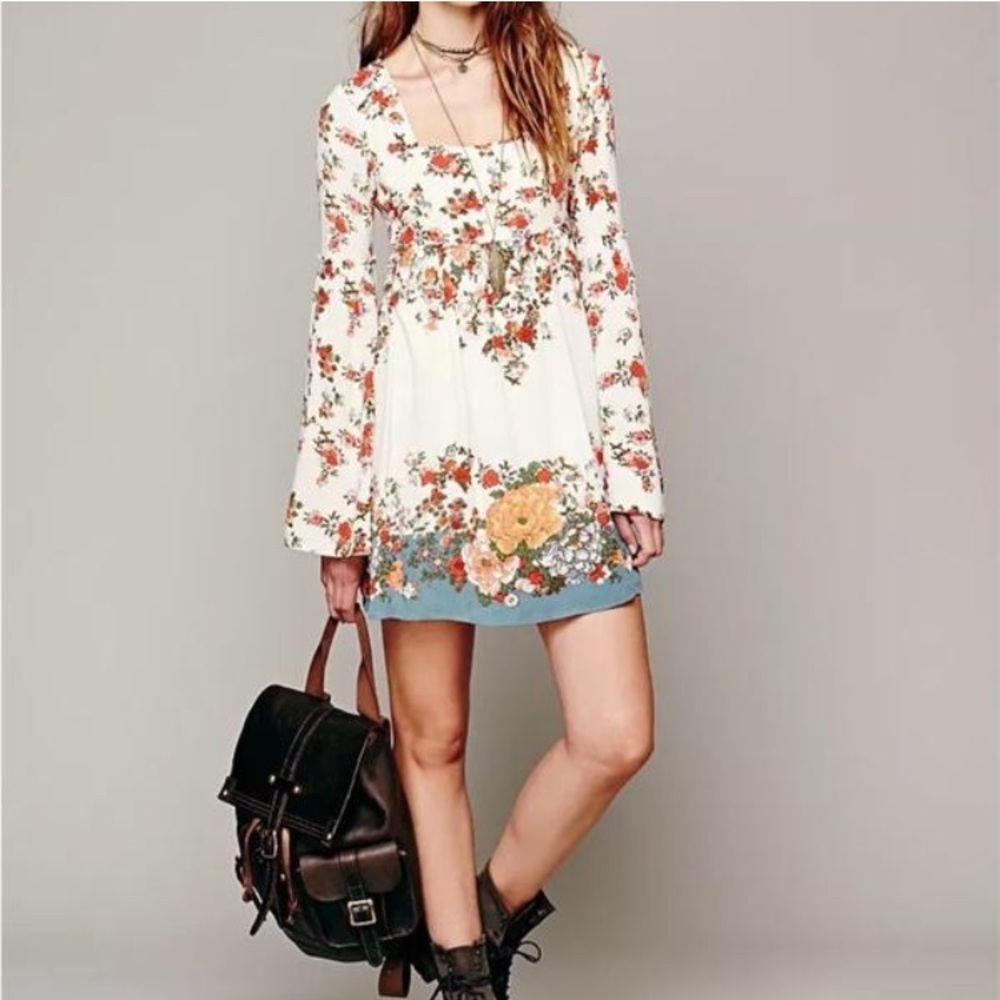 Free People 'Modern Chinoise’ Mini Dress